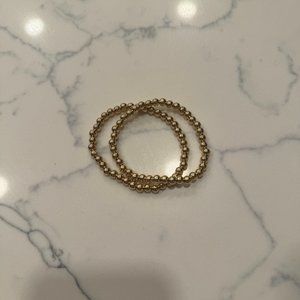 2 Bauble Bar Pisa Bracelets Gold Plated 6.25 5MM